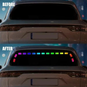 Sound Activated Color Changing Car Trunk Light Strips — LED Strip Lights, Leaf Ladle