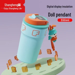 Stainless Steel Smart Display Insulated Coffee Mug — Smart Water Bottle, Shangheng