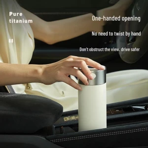 Temperature Display Insulated Mug with Tea Infuser — Smart Water Bottle, JDST online