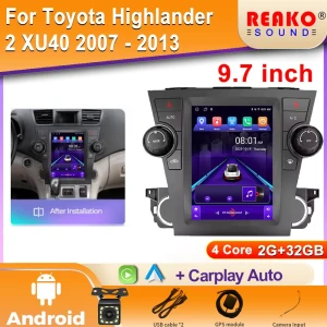 Tesla Style Multimedia Video Player — Car Infotainment System, Reakosound