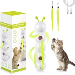 Wall-Mounted Cat Toy Worm Stimulation — Automatic Cat Toy, Elenxs