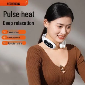 Wireless Pulse Neck Massager with Heat — Massage Gun, Hezheng