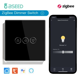 Zigbee Touch Dimmer Switches Smart Light Switch — Smart Switch, Simplistic Living Home