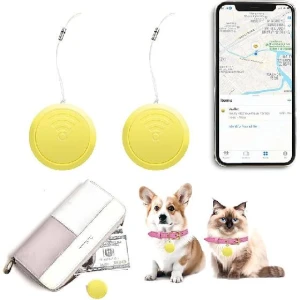 2 Pack Bluetooth Tracker — Dog GPS Tracker, 3XDFG