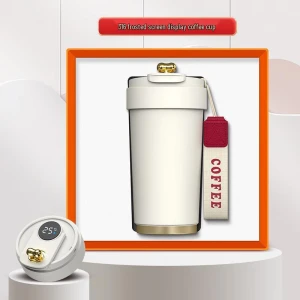 LED Thermal Coffee Mug — Smart Water Bottle, JDST