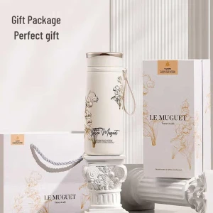 Lily of the Valley Smart Temperature Display Insulated Mug — Smart Water Bottle, Vanow