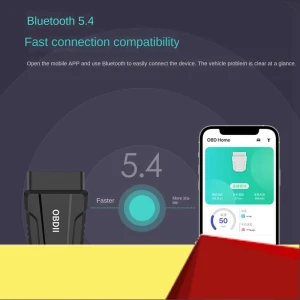 OBDII Diagnostic Tool Bluetooth 5.4 for iOS/Android Professional Code Reader — OBD2 Scanners, FSTD