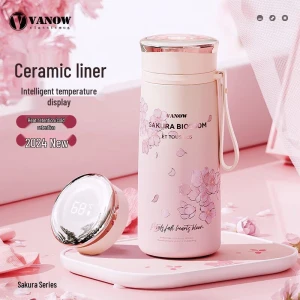 Premium Smart Insulated Travel Mug — Smart Water Bottle, Vanow