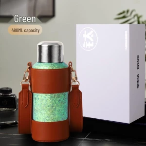 Pure Titanium Smart Temperature Insulated Tea Cup — Smart Water Bottle, ZISIZ