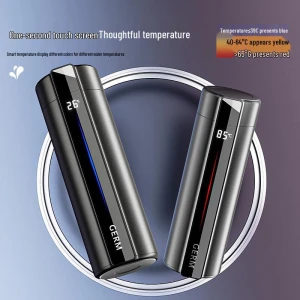 Smart Digital Display Insulated Business Water Bottle — Smart Water Bottle, Gemin