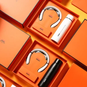 Smart Neck Massager and Thermos Cup Gift Set — Smart Water Bottle, BAOPAI