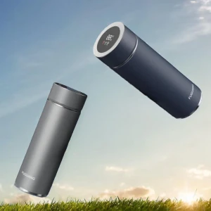 Smart Tea Thermos with Temperature Display — Smart Water Bottle, Fuguang