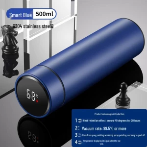 Smart Temperature Display Stainless Steel Mug — Smart Water Bottle, JDST online