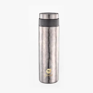 Titanium Thermos with Temperature Display — Smart Water Bottle, Guozi
