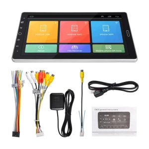 10.1-inch Android Car Stereo with CarPlay, GPS Navigation, and Multimedia Video Player — Car Infotainment System, Reakosound