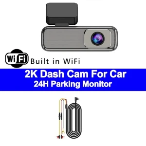 2K Dash Cam with WiFi App, 24H Parking Monitor — Dash Cam, Simplistic Living Home