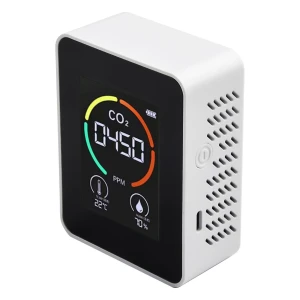 3-in-1 Carbon Dioxide Detector with Temperature and Humidity Monitor — Air Quality Monitor, Y-KOOK