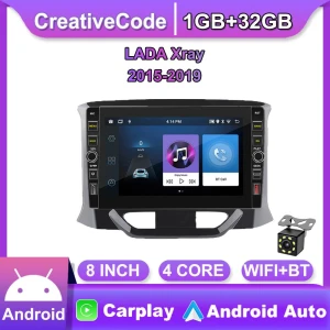 8-inch 2 Din Car Stereo Radio with Android, GPS Navigation, Multimedia Video Player, 1+32GB — Car Infotainment System, CreativeCode