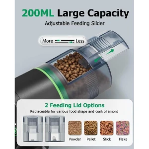 Automatic Fish Feeder for Aquarium — Automatic Pet Feeder, 2xbvf