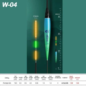 Electronic Fishing Float Buoy with Strike Indicator Light — Fishing Bite Alarm, Xuulu6633