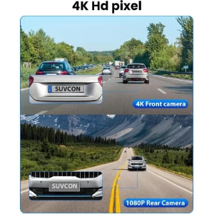 Front and Rear Dash Camera with Built-in WiFi and App Control — Dash Cam, 2zSF