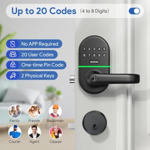 Keypad Door Lock with Handle — Smart Lock, NICE DIGI