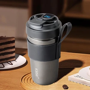 Pure Titanium Smart Temperature Display Travel Mug — Smart Water Bottle, JDST online