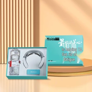 Smart Neck Massager and Water Bottle Gift Set — Massage Gun, Misida