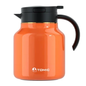 Smart Temperature Display Ceramic Lined Tea Brewing Thermos — Smart Water Bottle, TOMIC