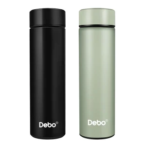 Smart Temperature Display Stainless Steel Insulated Bottle — Smart Water Bottle, Debo