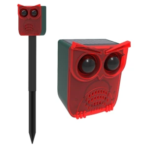 Solar Motion Sensor Alarm with Animal Deterrent Sounds — Motion Sensor, Bloom Habitat