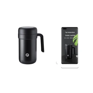Stainless Steel Smart Temperature Display Insulated Mug — Smart Water Bottle, Fuguang