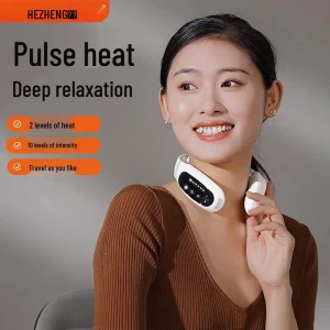 Wireless Pulse Neck Massager with Heat — Massage Gun, Hezheng
