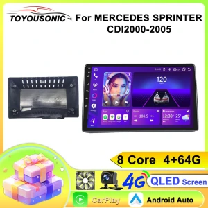 2 Din Android 13 Car Multimedia Video Player with GPS Navigation, Stereo, Carplay, and DSP — Car Infotainment System, ToyousoniC