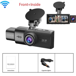 3-Channel WiFi GPS Dash Cam Car DVR Black Box — Dash Cam, JOHO