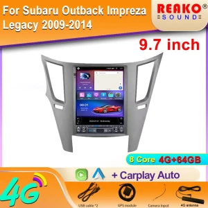 9.7 Inch Android Auto Car Radio with GPS Navigation and CarPlay — Car Infotainment System, Reakosound