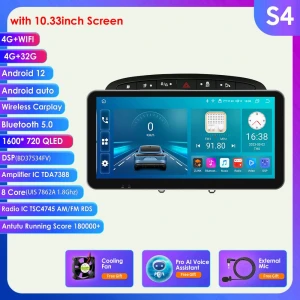9-inch Android Auto Carplay Multimedia Video Player GPS Navigation — Car Infotainment System, Hizpo