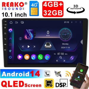 Android Car Multimedia Player with GPS Navigation — Car Infotainment System, Reakosound