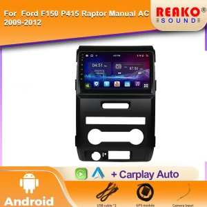 Android Car Radio Stereo with Screen, Multimedia Player, Navigation GPS, and CarPlay — Car Infotainment System, Reakosound