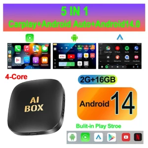 New Wired to Wireless Adapter for CarPlay and Android Auto with Netflix and YouTube Support — Car Infotainment System, COOKING-MALL