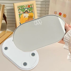 Oval Mini Smart Bluetooth Body Fat Scale — Smart Scale, Jinmiao