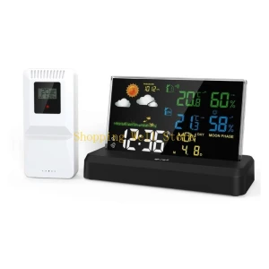 Wireless Weather Monitor with Large Color Screen — Air Quality Monitor, GYROBALL