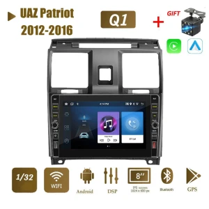 8-inch 2-Din Android Car Radio Multimedia Video Player — Car Infotainment System, icreative
