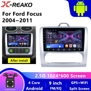 Android Car Radio Multimedia Player Navigation System — Car Infotainment System, Reakosound