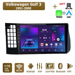 Android Auto CarPlay Car Stereo for Volkswagen Golf 3 (1991-2000) — Car Infotainment System, icreative