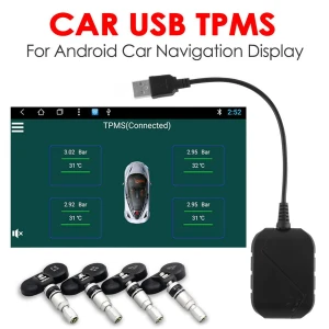 Automatic Tire Pressure Monitoring System for Android Car DVD Player — TPMS, happybuySE