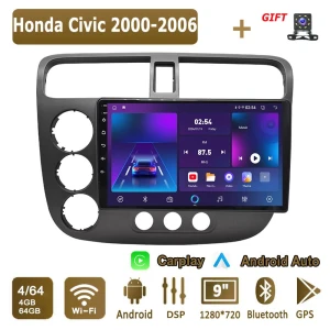 Android Auto & CarPlay Multimedia Car Stereo with GPS, WiFi, and Bluetooth — Car Infotainment System, icreative