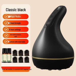 Rechargeable Smart Electric Vacuum Cupping & Meridian Massager — Massage Gun, Global Beauty
