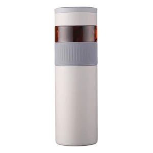 Silver Liner Smart Tea Infuser Thermos Bottle — Smart Water Bottle, MRSIKEY
