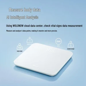 Smart Rechargeable Body Fat Scale — Smart Scale, WOLONOW